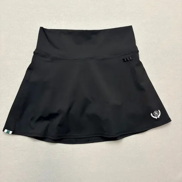 Fore All Black George Mini Golf Skirt Skort Performance Activewear Stretch M - Picture 1 of 12